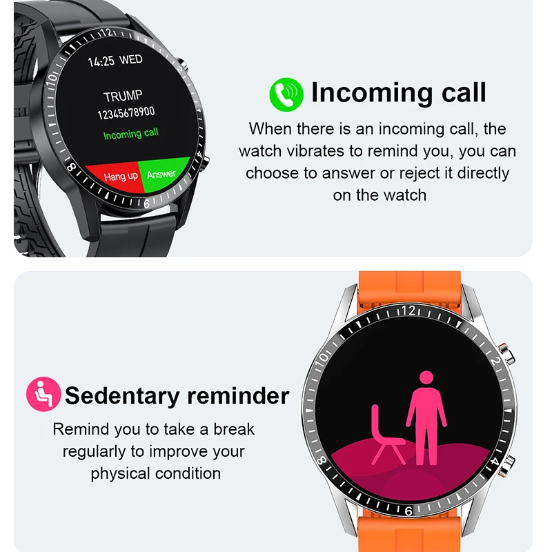 LIGE 2020 New Smart Watch Men Full Touch Screen