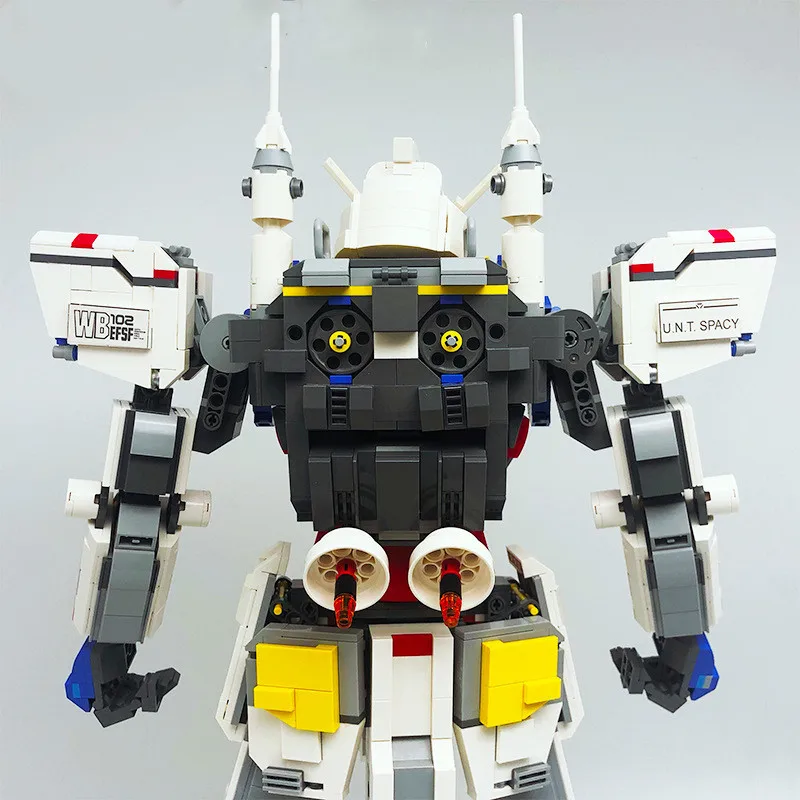3500 шт Супер 18k фигурки роботов RX78-2 механический первобытный воин мех классическая модель gundam Кирпичи Строительные блоки игрушки