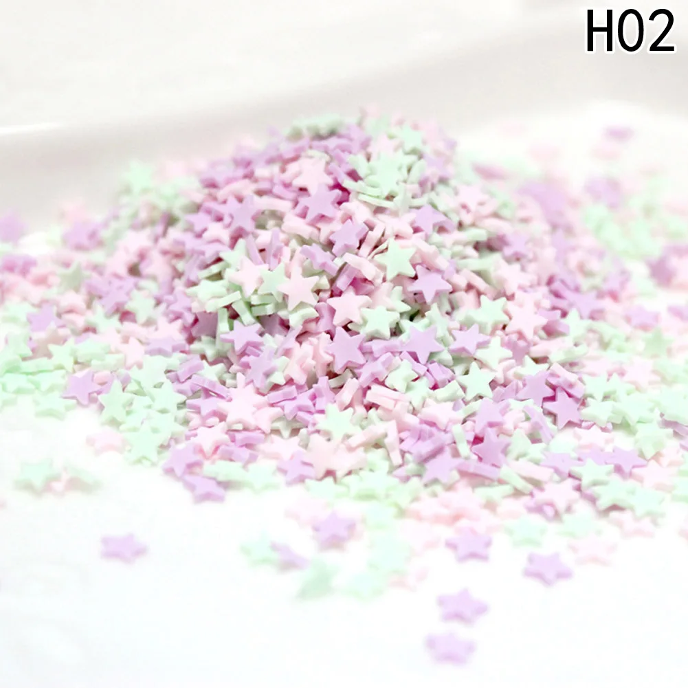 Декоративные аксессуары для мобильных телефонов, чехол Fimo Star Thin Slice Beads DIY 100 г 5 мм глина