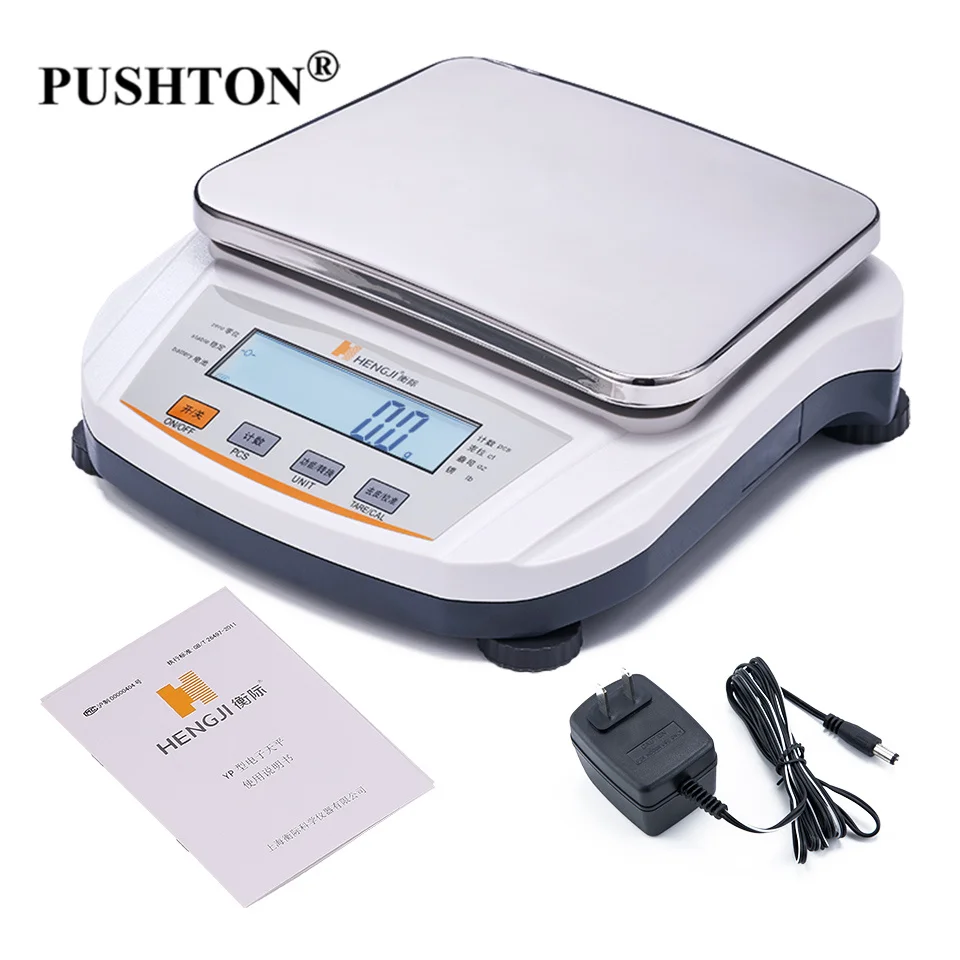 YP-D 0.1g LCD Display 200-5000g Digital Electronic Balance Lab Jewelry Kitchen Weighing Scale 100-240V