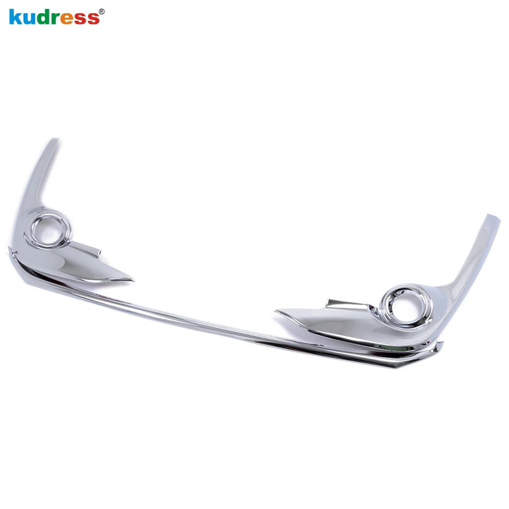 For Toyota Sienta 2016 2017 2nd Ge XP170 ABS Chrome Front Bumper Cover Trim Foglight Lamp Frame Trims Car Styling 3pcs | Автомобили и