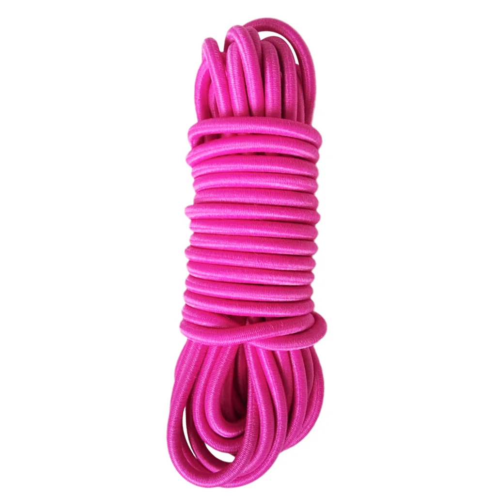 5m (16.4ft) x 4mm (0.16in) Durable Elastic Elastic Rope Shock Cord Stretch Tie Down for Marine Boat Kayak Trailer