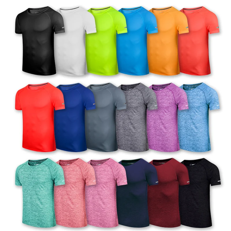 Summer Breathable Running T-Shirts for Men Women Kids Quick Dry Night Run Shirts Fitness Gym Top Tees Sportswear Customize Print 4