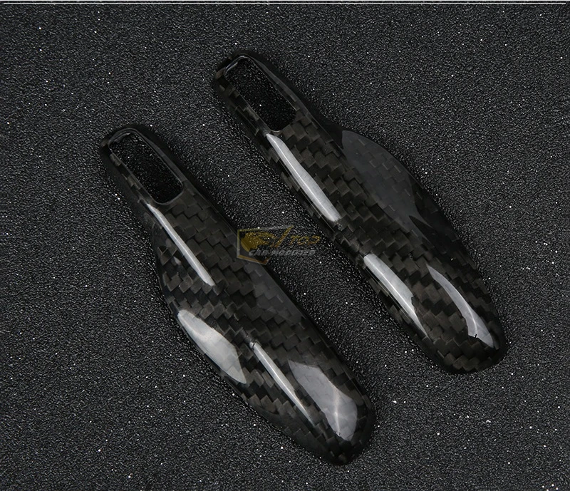 25-Free shipping 100% Real Pure DRY Carbon Fiber Car Key Case Cover Shell For Porsche Panamera  Macan  Cayenne718911
