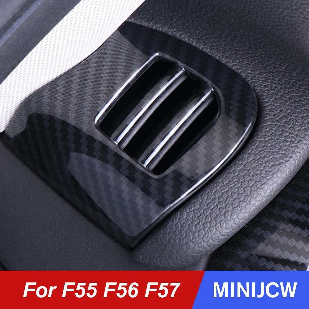 

Car Air Vent Cover Outlet Shell Case Housing Carbon Fiber Sticker For Mini Cooper One S F55 F56 F57 Hatchback Refit Accessories