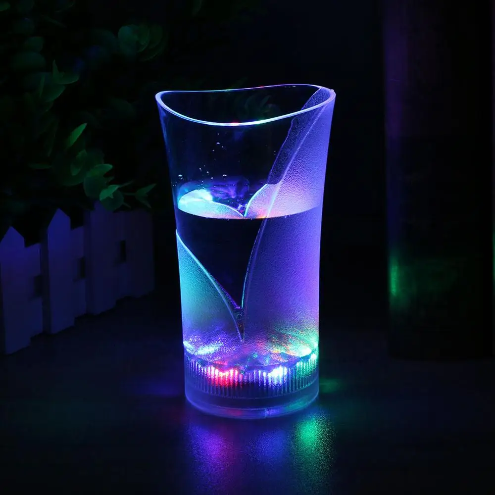 Красочная светящаяся подсветка чашки для чая жидкость Индукционная чашка