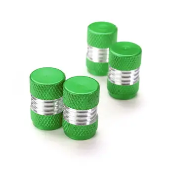

4PCS Aluminum Alloy Car Wheel Tire Valve Stem Caps Dust Covers Random color