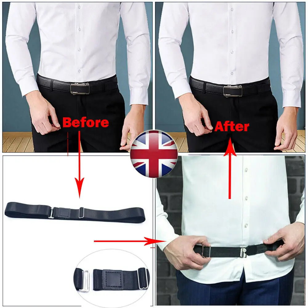 easy shirt stay adjustable belt