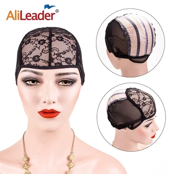 

Alileader Cheap And Quality Lace Wig Cap For Making Wigs With Adjustable Strap On The Back S/M/L1 Pcs Glueless Wig Caps Hair Net