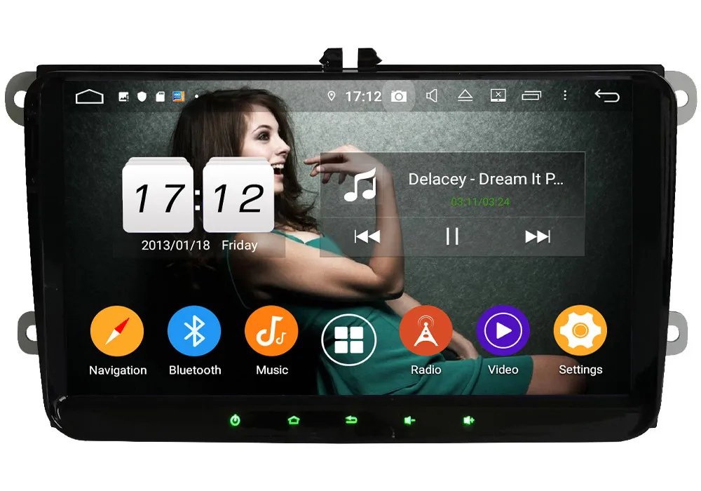 Klyde " ips 4G Android 9 Восьмиядерный 4 Гб+ 64 Гб DSP BT автомобильный DVD мультимедийный плеер для Skoda Yeti Fabia Rapid Praktik Octavia Superb