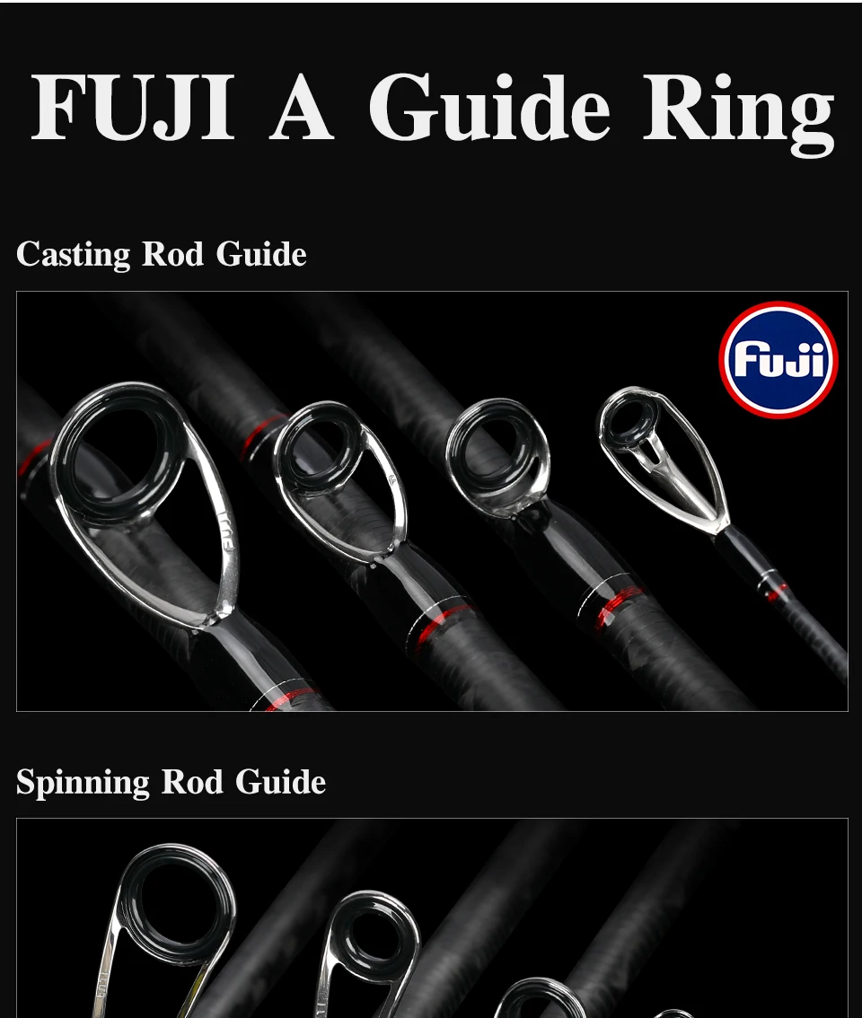 TSURINOYA для рыбалки стержень ELITE Ⅲ 1,95 м 2,03 м 2,09 м 2,13 средний Светильник FUJI руководство аксессуары литье спиннинг углерода приманка стержень