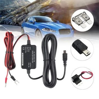

12V-24V To 5V Charger Buck Line Power Converter Step Down Cable Adapter Hardwire Kit Dash Cam Durable Mini USB Car DVR Vehicle