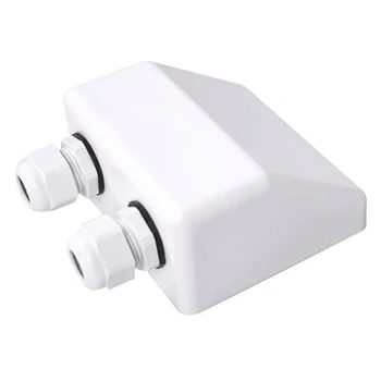

Marine Waterproof Double Cable ABS For Caravan Boat Junction Box Entry Gland Protection Easy Installation Roof Solar Panel