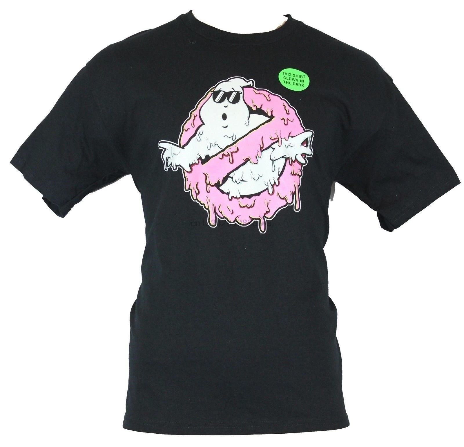 Мужская футболка с принтом Охотники за привидениями светится в темноте без