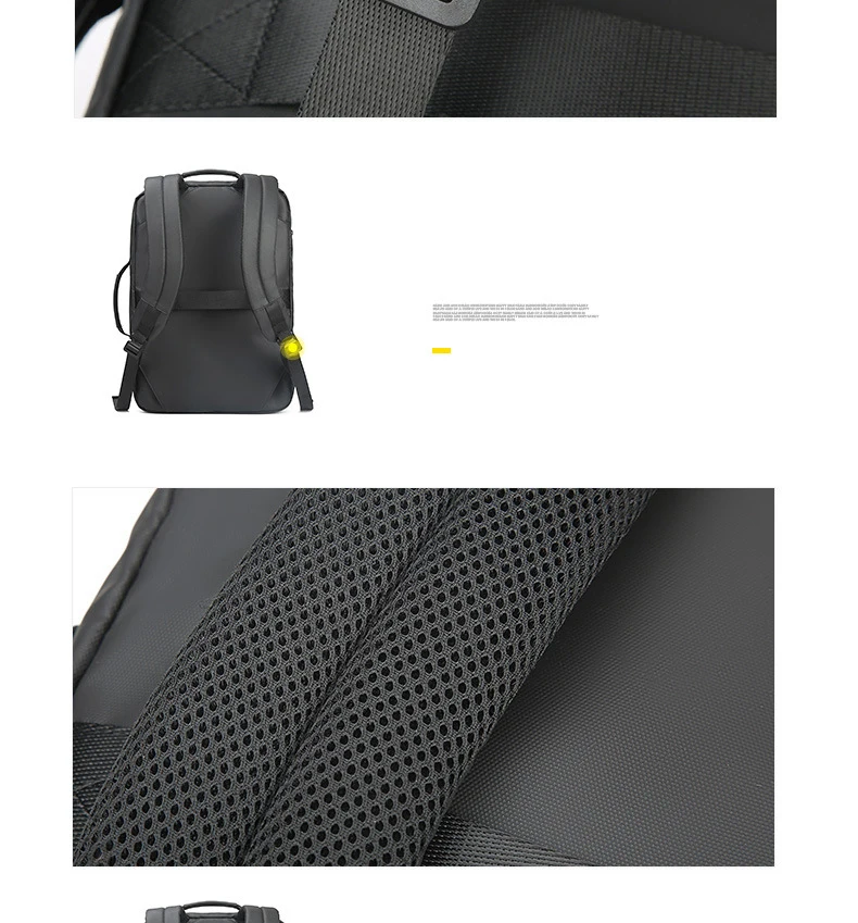 ARCTIC HUNTER USB 15,6-17 дюймов водонепроницаемая мужская сумка для ноутбука Модная Спортивная дорожная деловая сумка для Ноутбука Мужской Рюкзак Школьная Сумка для мальчиков