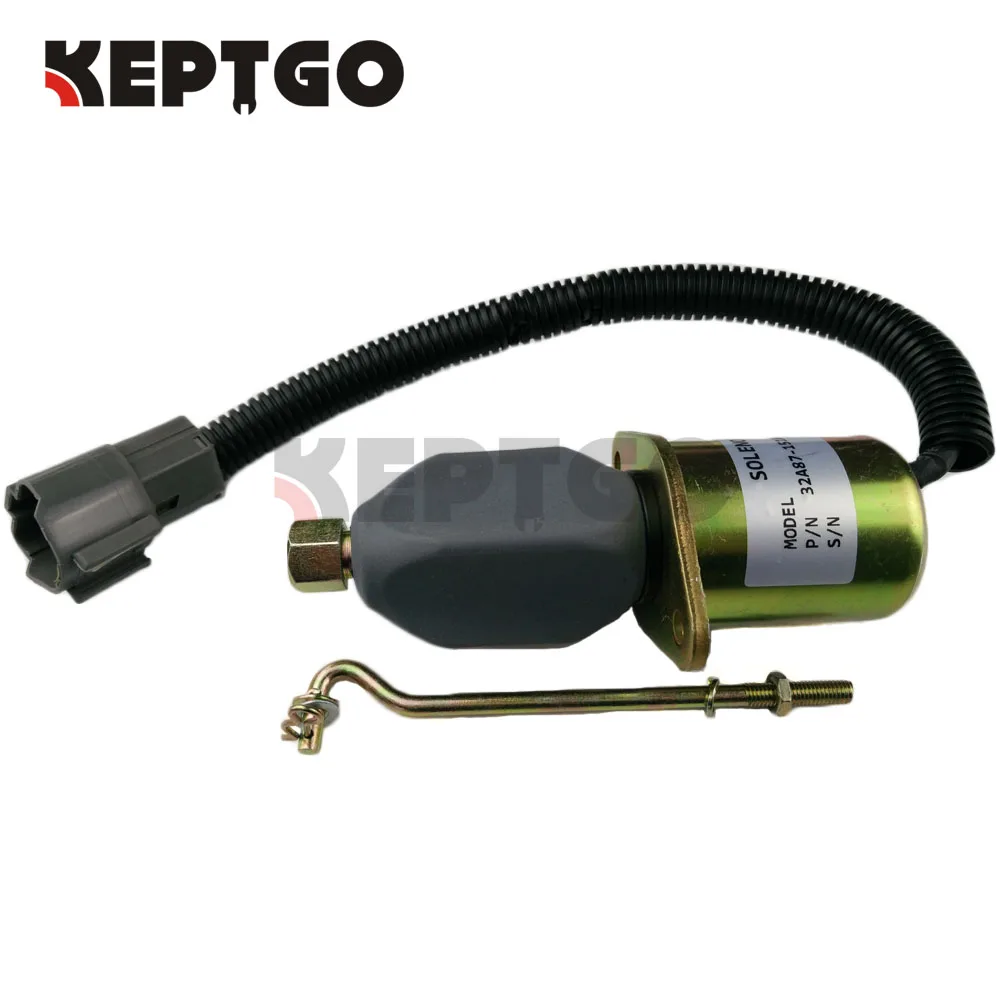 Электромагнит останова 32A87-15100 32A87-06100 12v для ECOMAT Лопата Mitsubishi S4S-Z1DT61ES