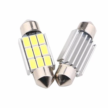 

FESTOON 36mm 39mm 41mm C5W 5630 9 SMD Canbus Car LED White Ice Blue Reading Dome Light Auto Error Free Trunk License Lamp 12V