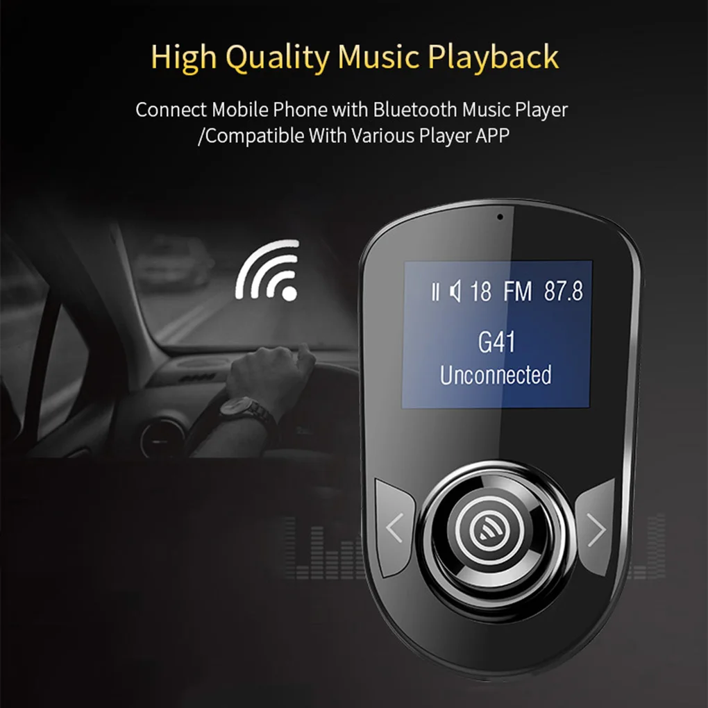 Bluetooth Handsfree автомобильный комплект беспроводной FM модулятор автомобильные грузовики MP3 плеер Aux/tf музыкальный проигрыватель usb зарядка