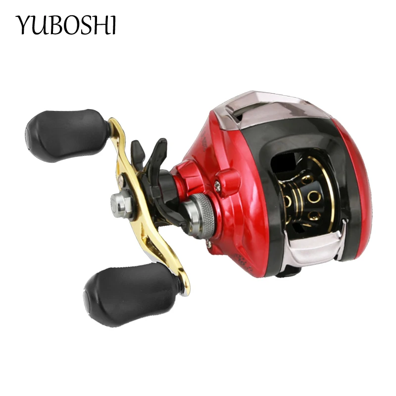 

YUBOSHI Brand Baitcasting Fishing Reel 6.3:1 High Speed 10+1BB Ball Bearings 8KG Drag Power Fishing Coil Yellow/Red