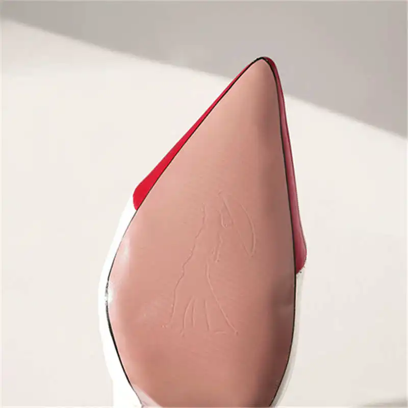 Женские модельные туфли Odetina разноцветные офисные с Т образным ремешком и острым
