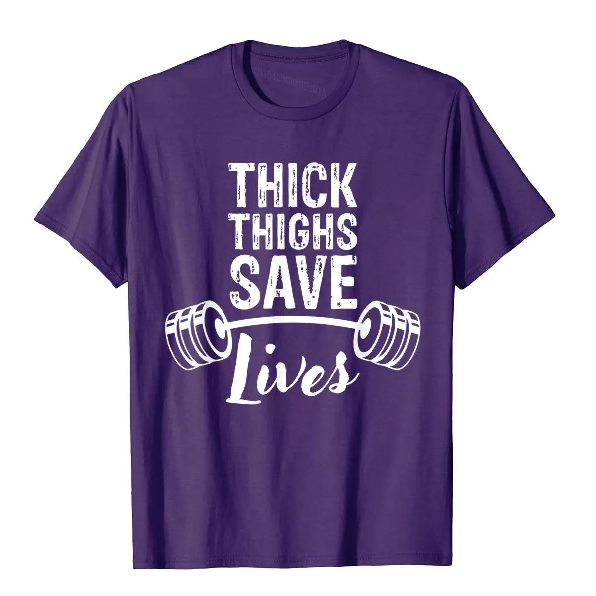 Thick Thighs Save Lives Shirt Funny Fitness Tshirt__B10834purple