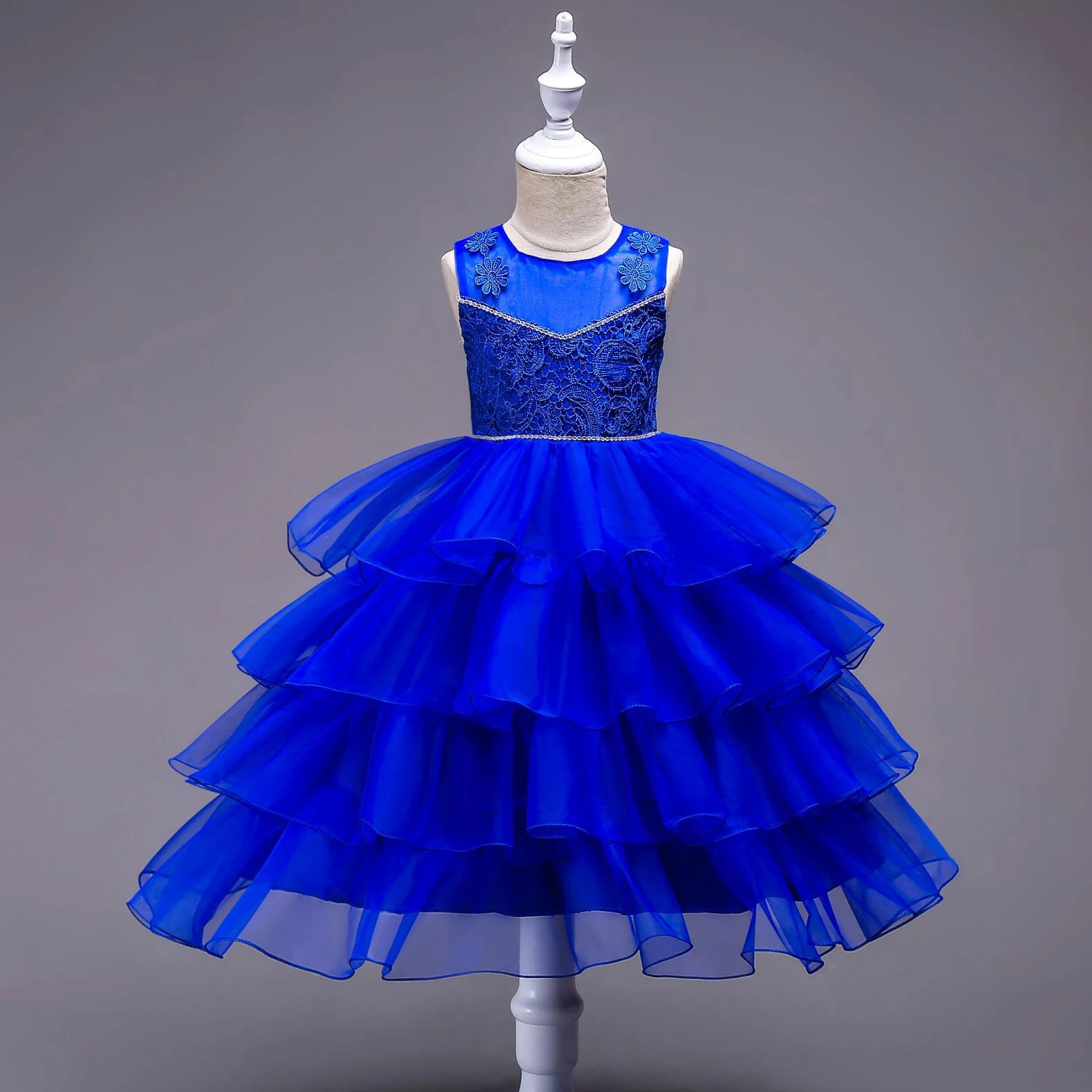 Детская дизайнерская летняя одежда выходные туфли на выпускной платье принцессы