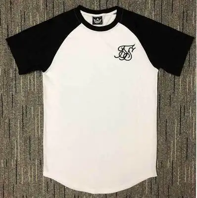 4 Испания Sik Silk Мужская футболка хип-хоп Siksilk Мужская футболка Sik уличная мода футболки Топы Повседневная Футболка шелковая Футболка мужская - Цвет: 4