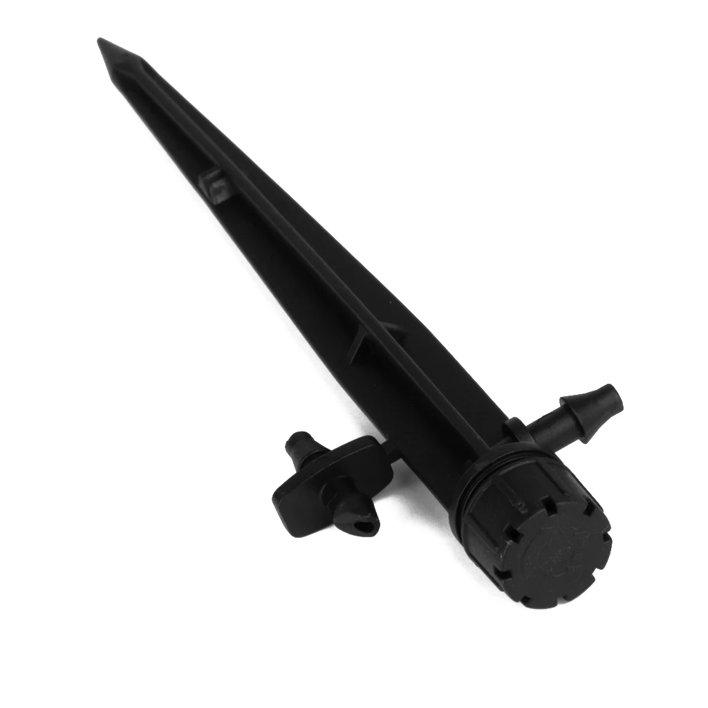 13cm Micro Irrigation Sprinkler Adjustable Emitters Stake Water Dripper 50Pc