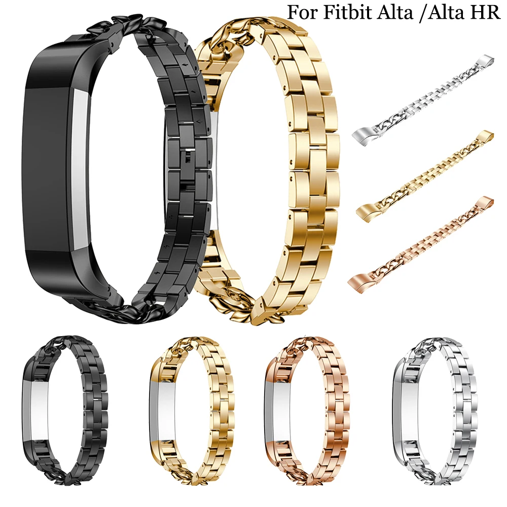 

New Arrival 4 Colors Metal Stainless Steel Watch Band Replacement Strap For Fitbit Alta/Alta HR Tracker Bracelet High Quality