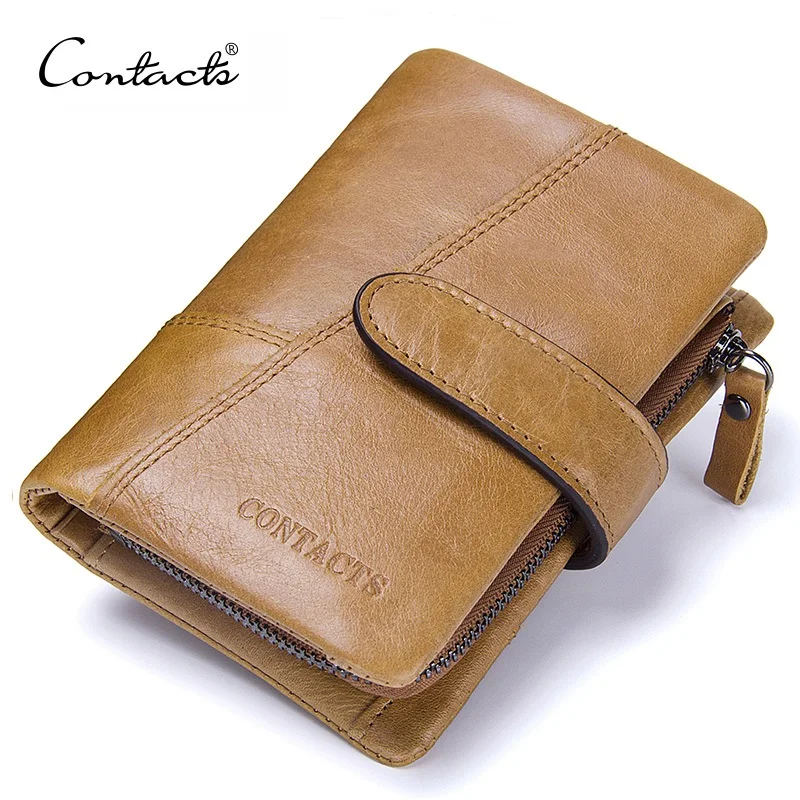 

High Quality New Arrival Genuine Leather Wallet Men Short Wallets Luxury Card Holder Price Male Purse Coin Bag Portmone