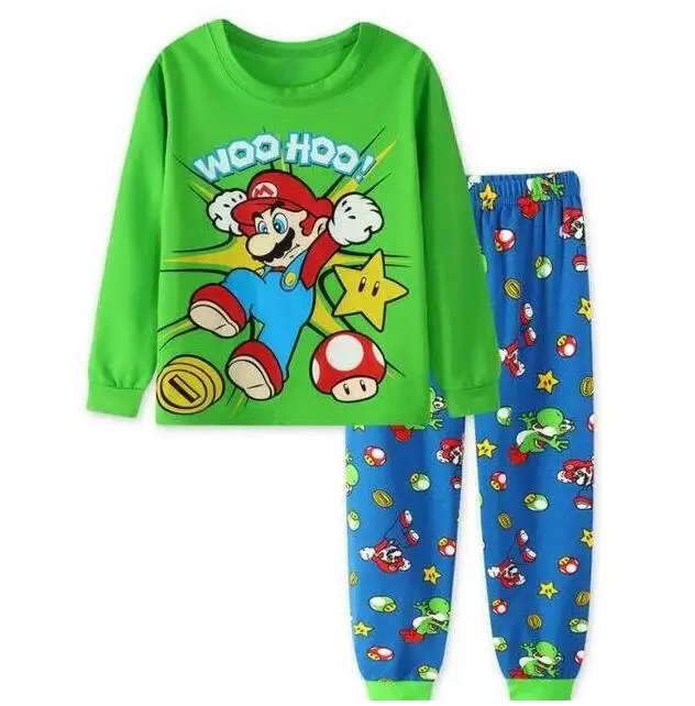 

Spring&Autumn Baby Clothes Suits Boys Pajamas 2 - 7 Years dinosaur Toddler Nightgown Sleepwear Clothing Sets Cotton Underwear