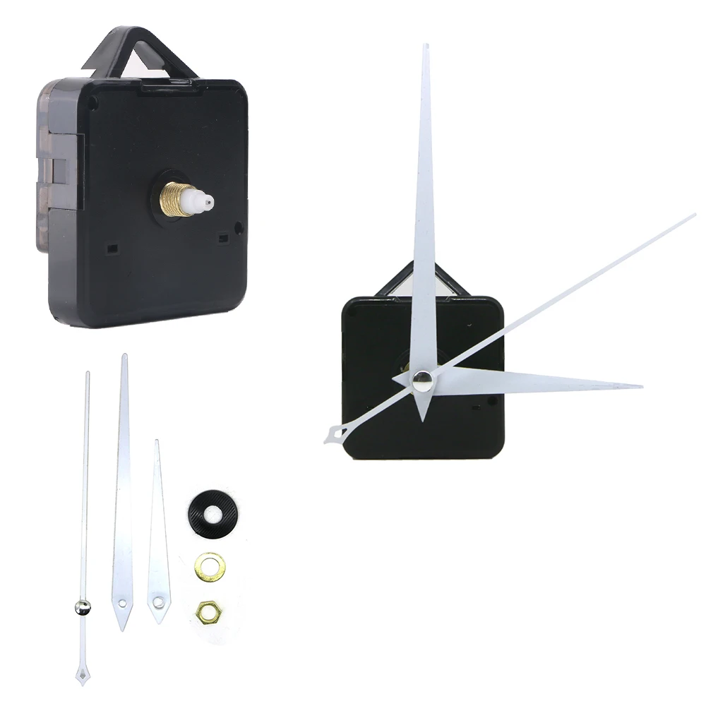 Неровный длинный шпиндель кварцевый маятник часовой механизм крючок-вешалка настенный металлический указатель Руки DIY ремонт фитинг
