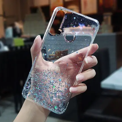 Transparent Clear Чехол для huawei Nova 5 Nova 5i pro, антидетонационный глянцевый чехол для huawei honor 9x p30 pro, ТПУ, задняя крышка, романтический милый чехол - Цвет: Transparent Clear