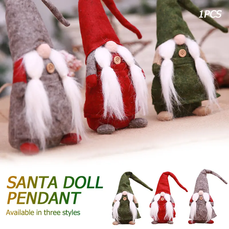 

Xmas Dinner Christmas Santa Claus Doll Cartoon Beautiful Supplies Goods Toy Cloth Art New Year Gift Party Elf Santa Decoration