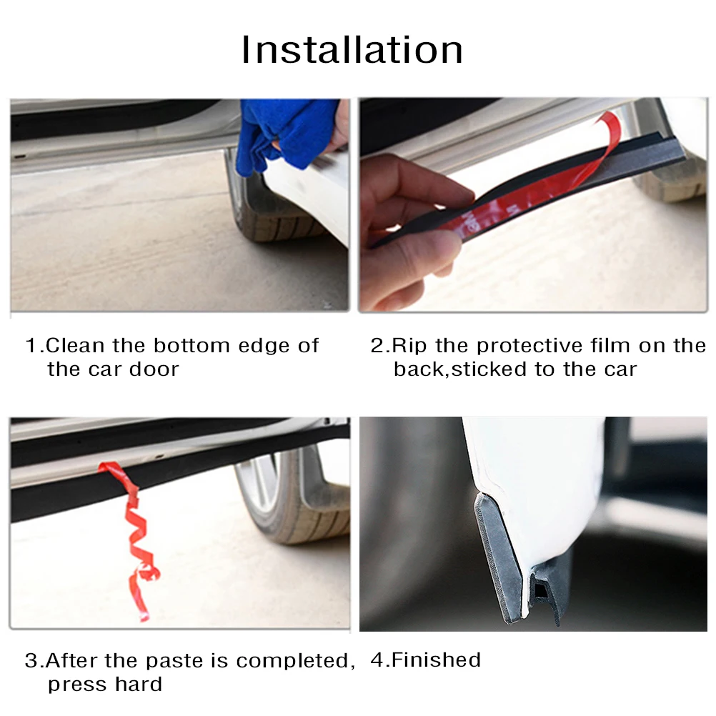 LADA 10FT Door Seal Strip Trim Weatherstrip Sealing Side PVC EPDM Dustproof Universal 