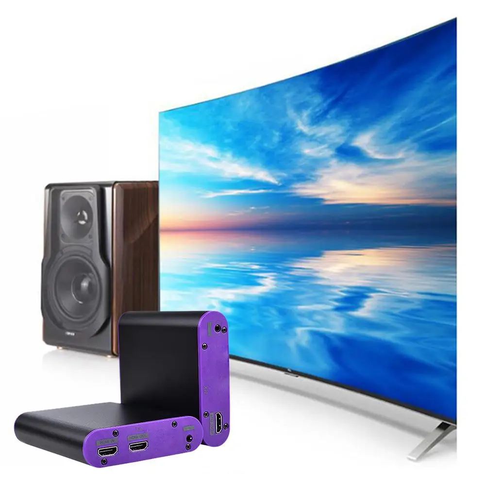 1080P HDMI приемник 60 Гц HDMI передатчик Ethernet расширитель для Windows Mac OS Linux и Android систем Measy Cat871 120 м