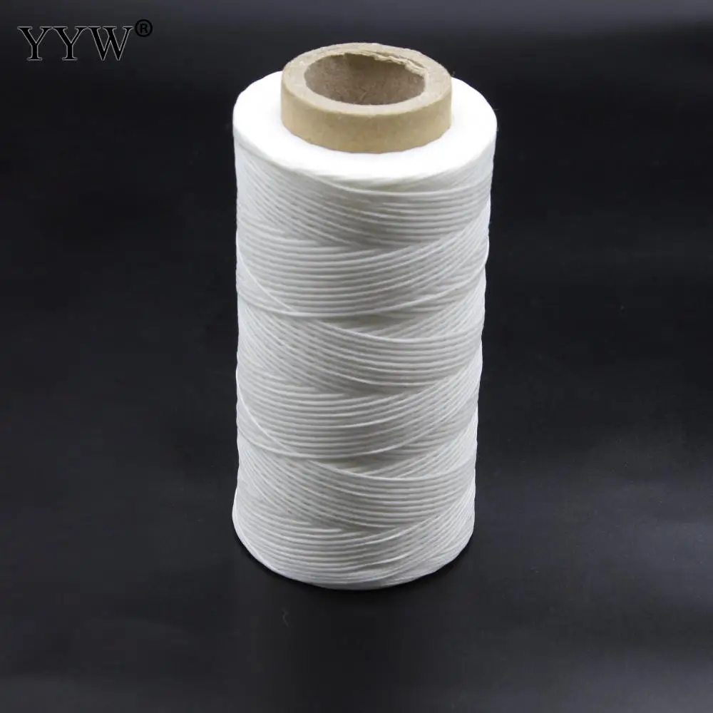 50m/Lot 0.8mm waxed Polyester Cord Needlework Beads Spool String Kumihimo Diy Bracelet Jewelry Findings Rope Component 22 Colors