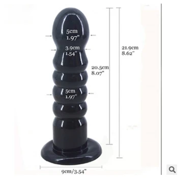 Soft Dildo Strong Cup Anal Dildo Box Packed Butt Plug Ball Anal Plug Sex Toys for Woman Man Adult Product  Sex Toy 3