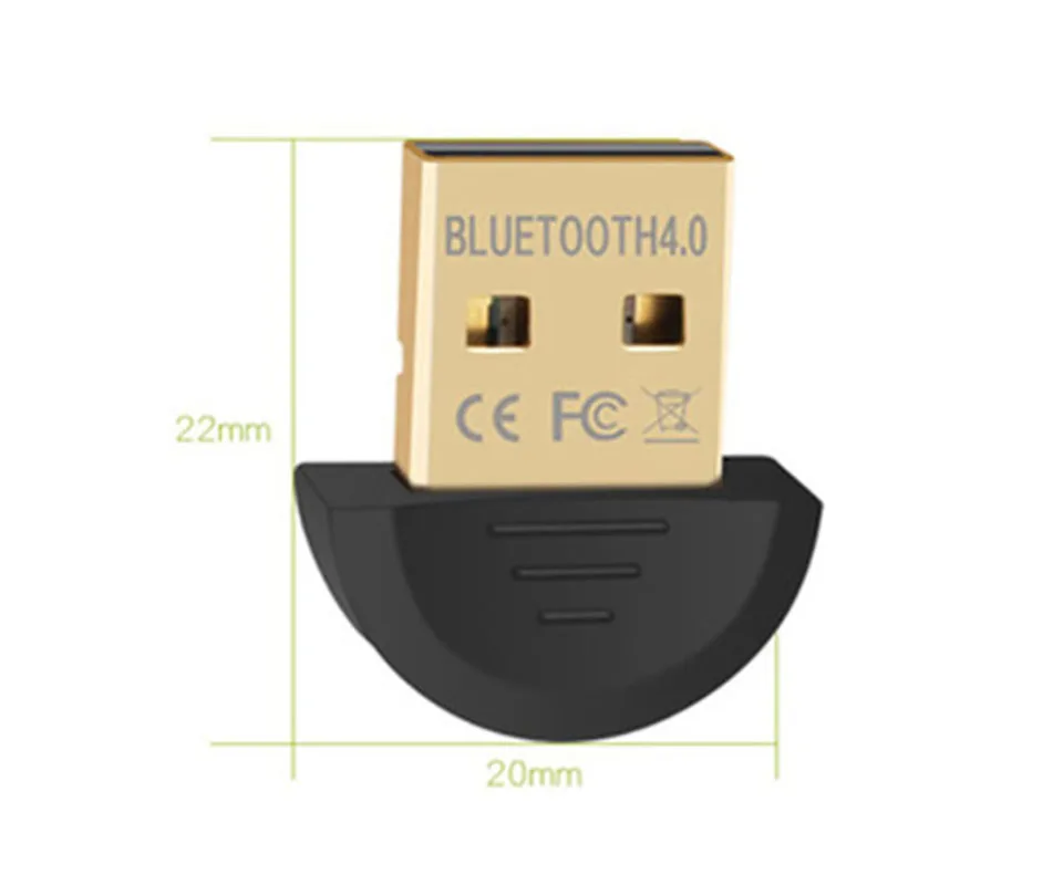 Беспроводной usb-адаптер Bluetooth 4,0 ключ Музыкальный звуковой приемник адаптер для компьютера ПК ноутбука музыкальный приемник