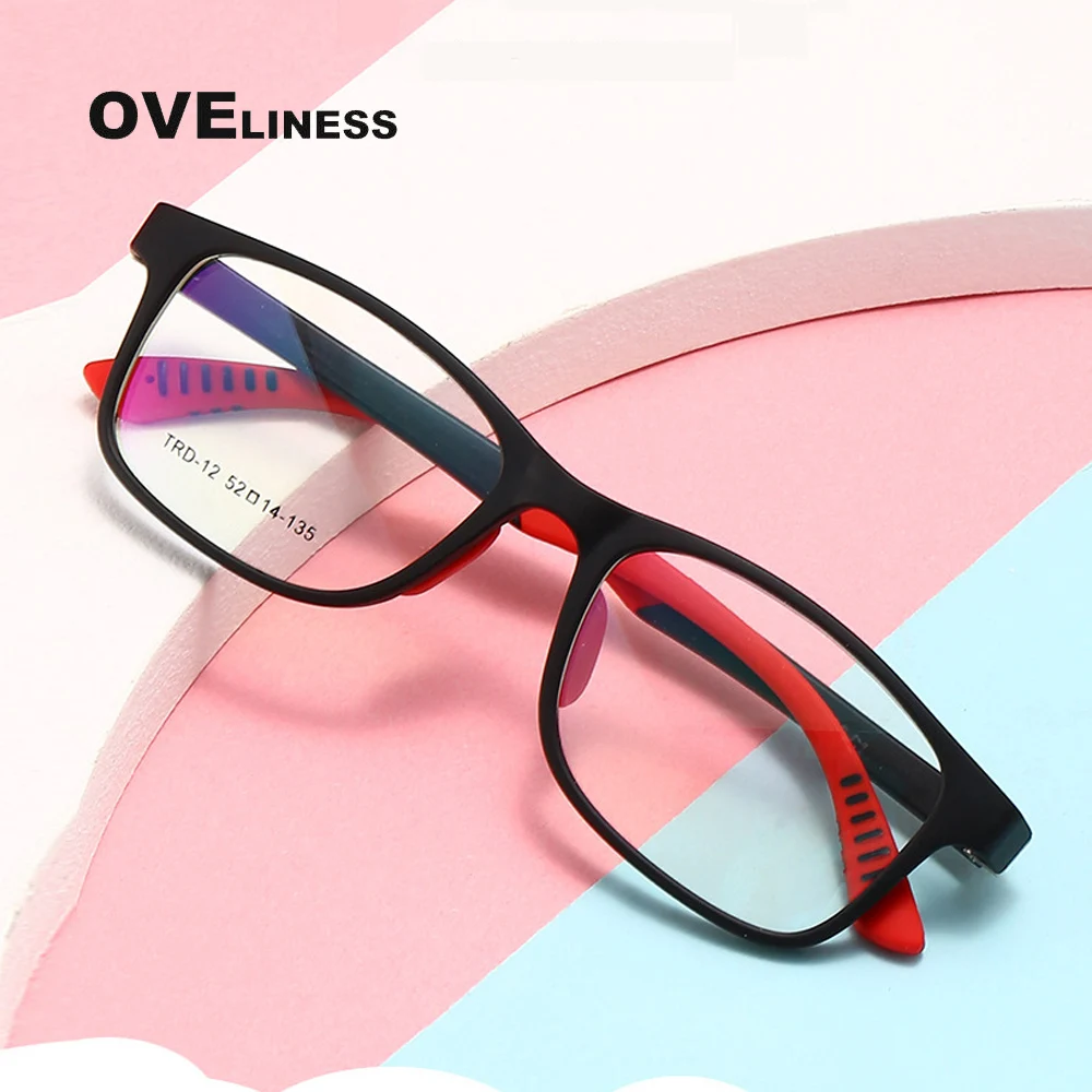 Fashion Glasses Frame for boy girl tr90 Children Flexible Protective Myopia Prescription Kids Glasses Eyeglasses eyewear frames kids glasses optical spectacle frames