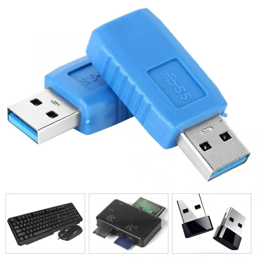 Высокая скорость, ПВХ USB 3,0 мужчина к USB 3,0 адаптер переходника разъема адаптера