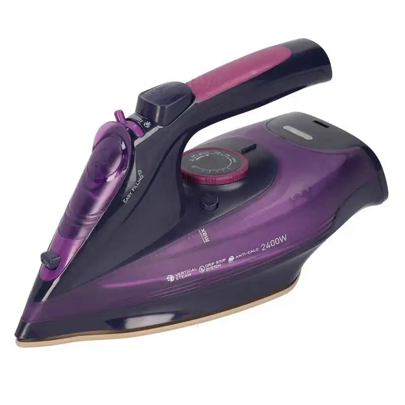 

2400W Cordless Electric Steam Iron Adjustable Ceramic Soleplate Garment Steamer 5 Seconds Fast Heat Clothing Ironing Machine