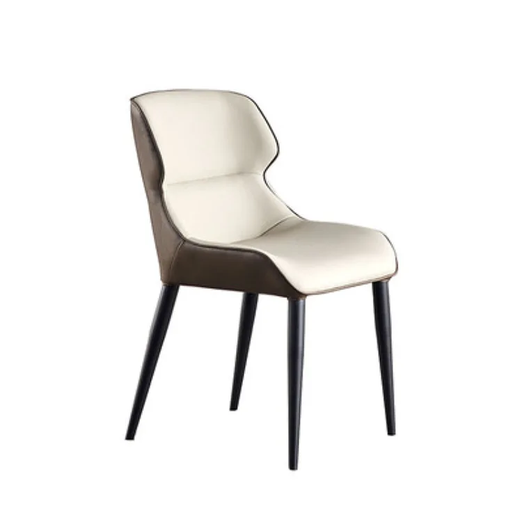 Modern Simple Dining Chairs Family Nordic Luxury Back Chair Italian Hotel Restaurant Creative Leather Chair Dining Table
