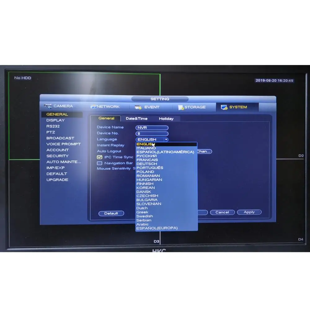 Dahua NVR 4K 8CH видео рекордер NVR5208-8P-4KS2 tripwire распознавание лица 8 POE 4K& H.265 до 12mP 3D AI поиск