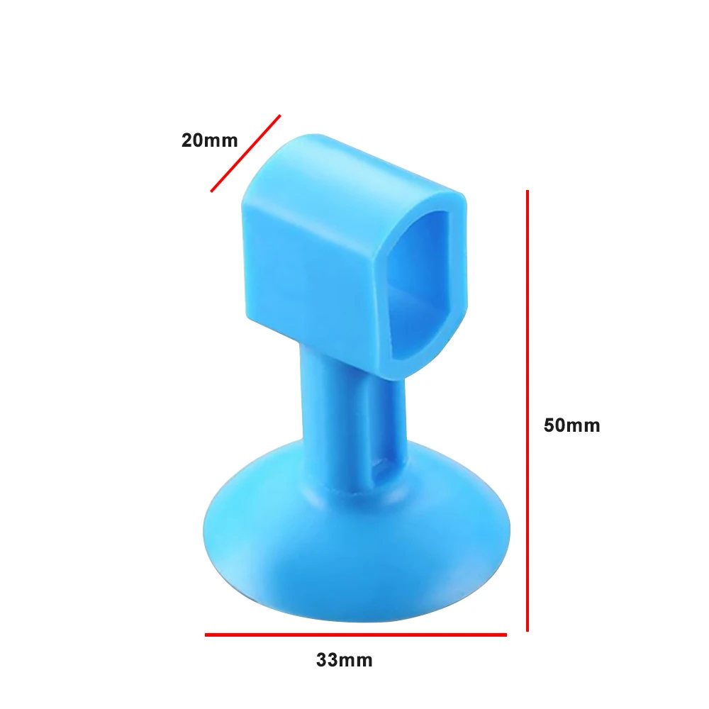 Multifunctional mute rubber glass door handle protection