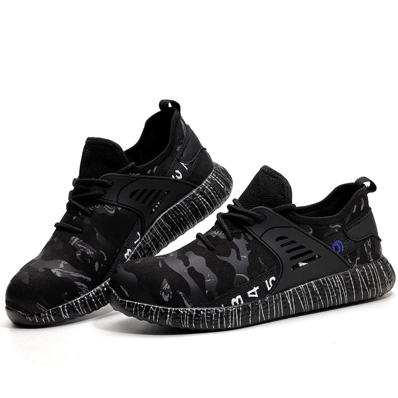 Защитные рабочие ботинки LEOSOXS для мужчин стальной носок противоударные дышащая