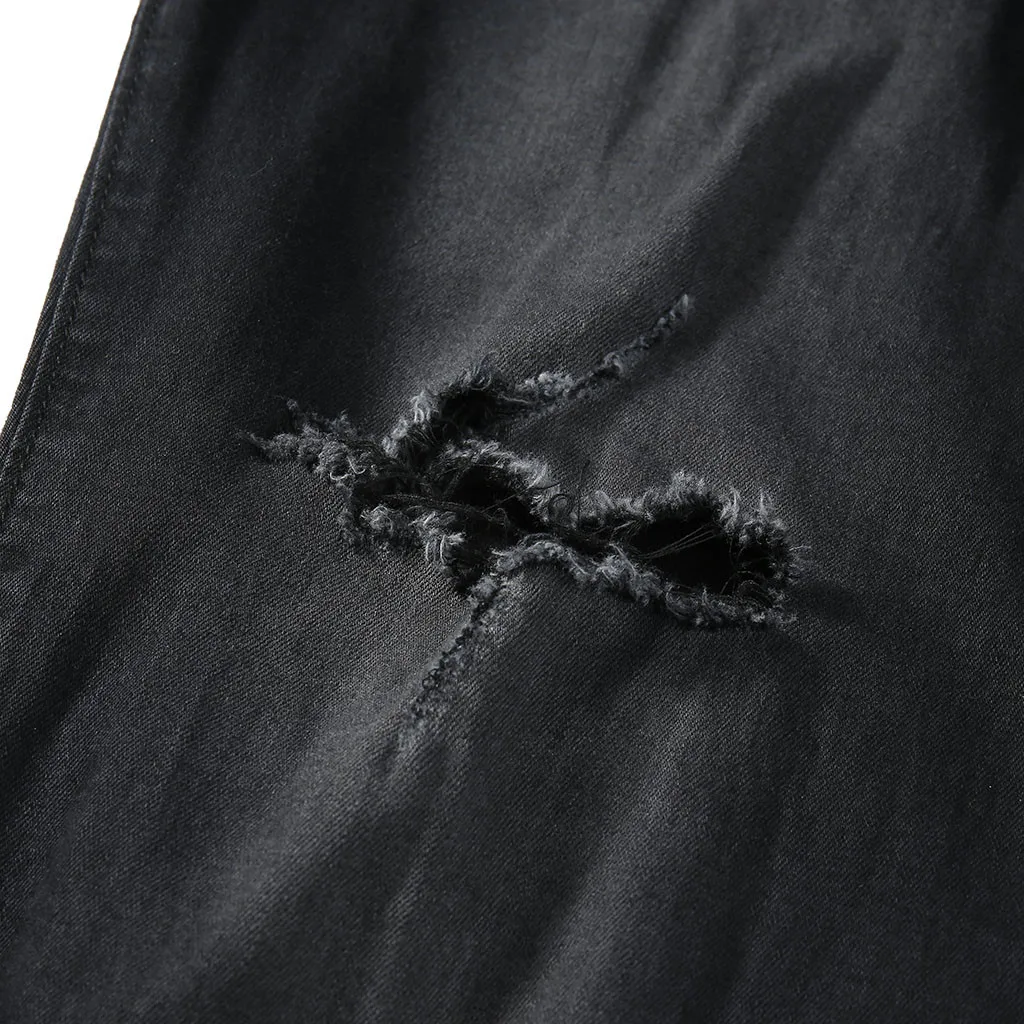 Весна лето осень мужской комбинезон Повседневный удобный комбинезон джинсы мыть сломанный карман брюки на подтяжках M0910