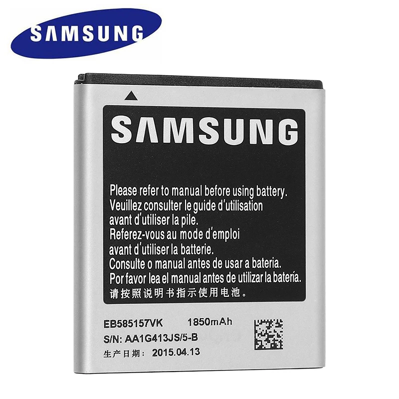 Оригинальный новый аккумулятор Samsung EB585157VK для T989 i727 I9210 E120L E120S E110S Сменный