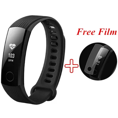 band 3 Black huawei honor Band 4, умный браслет, 50 метров, для плавания, водонепроницаемый, фитнес-трекер, умные часы, пульсометр, honor band3 - Цвет: band 3 Black