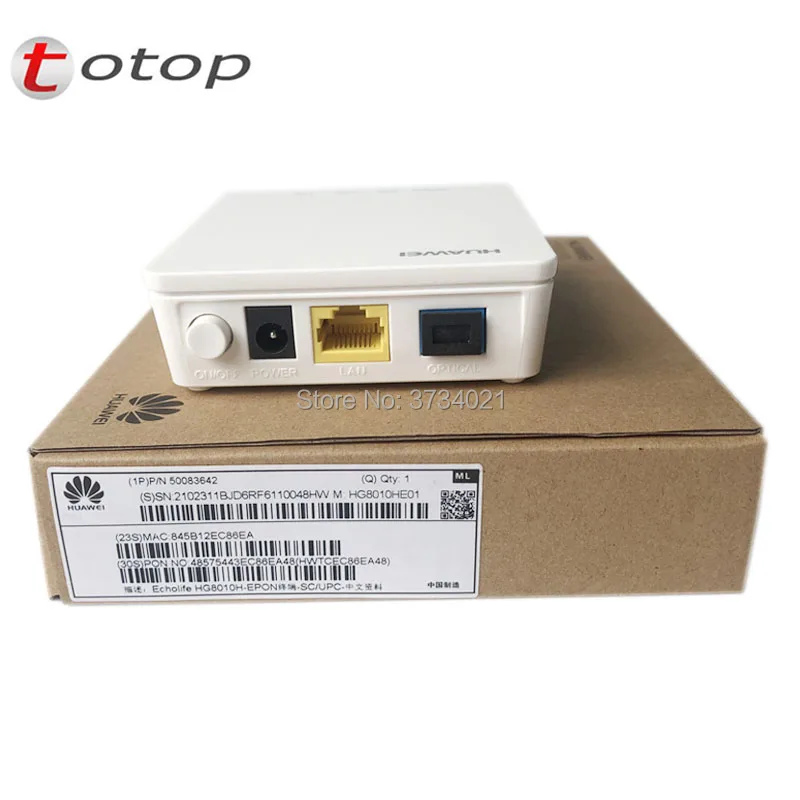 

10pcs Free shipping new Huawei HG8010H epon onu for fiber optic network router 1GE port ftth epon onu modem
